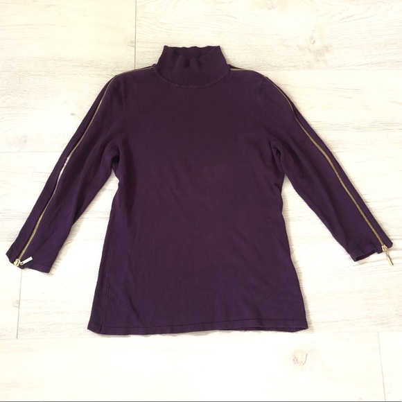 INC International Concepts Sweater Zipper Sleeves - Picture 6 of 16